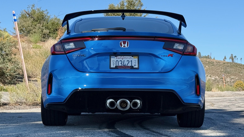 Honda Civic Type R exhaust