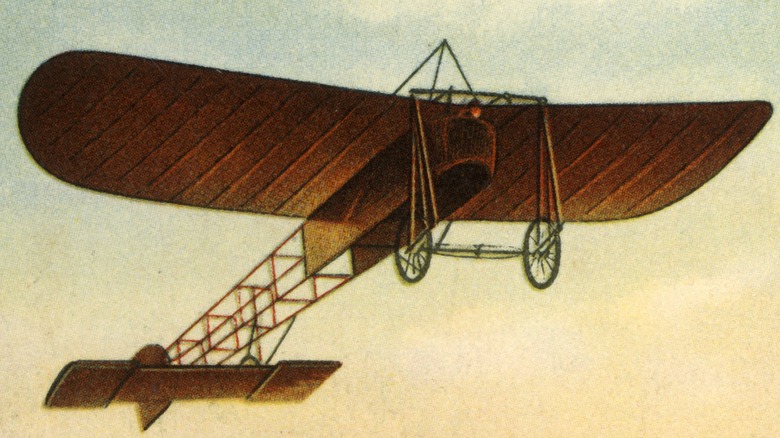 Bleriot Monoplane in the sky