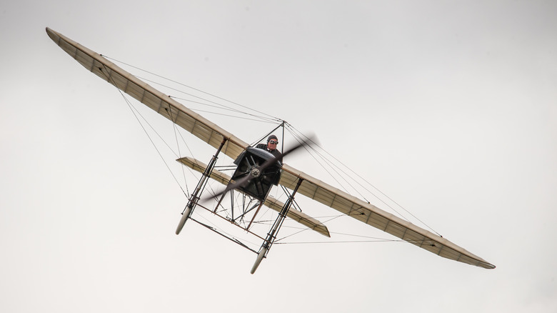 Bleriot XI in the sky