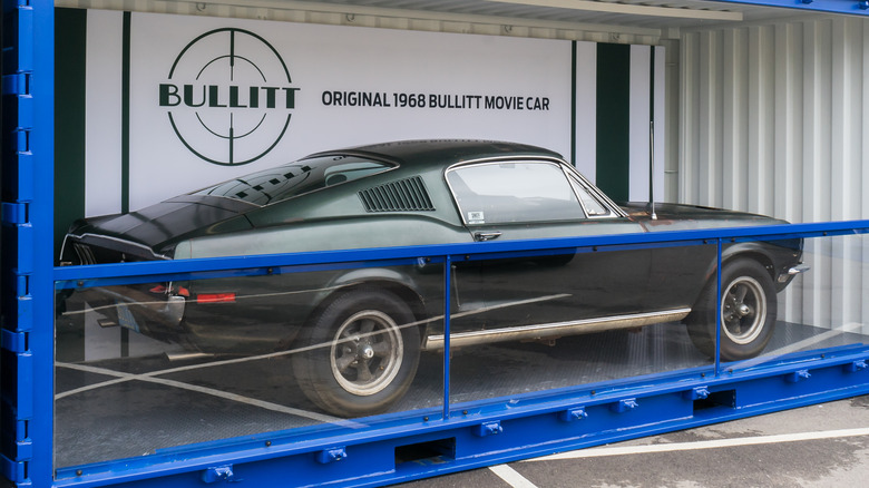 Bullitt car on display