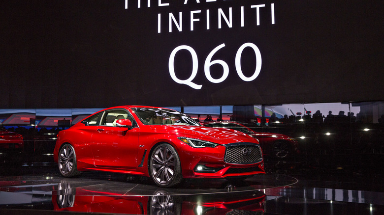 Infiniti Q60 showroom display