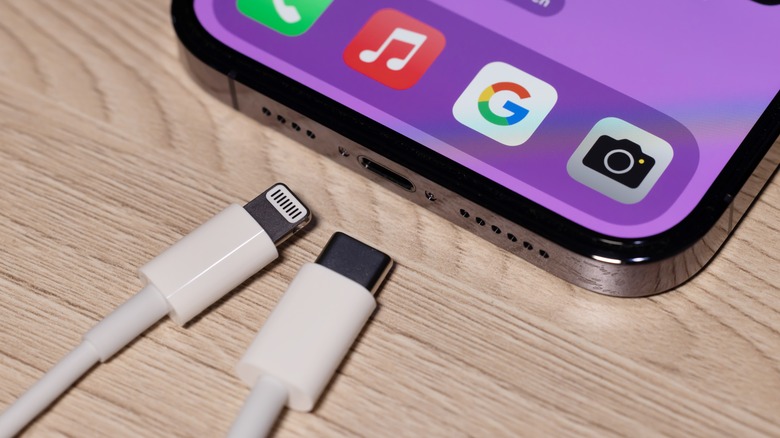 iPhone charge connectors