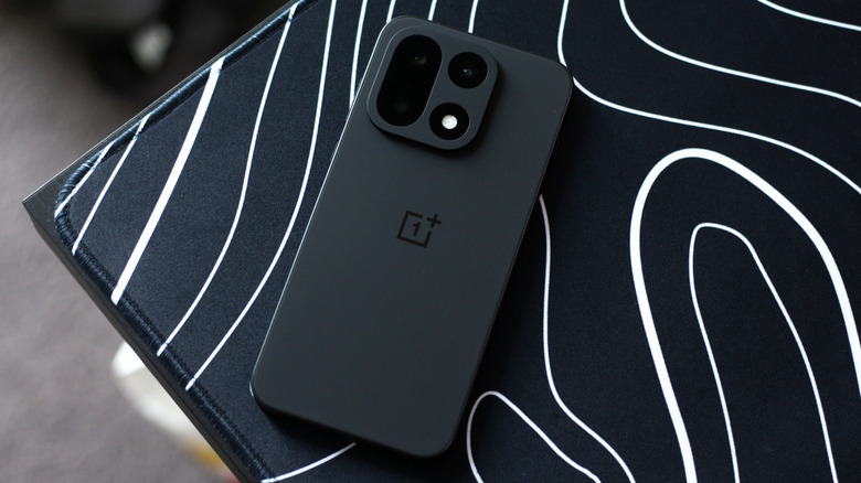 OnePlus 15 on a desk