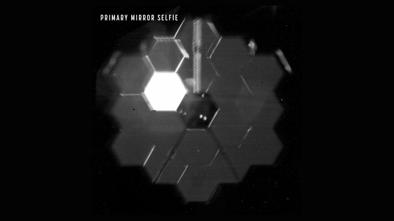James Webb mirrors captured in space