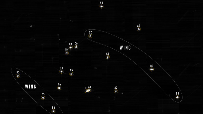 Images of stars from James Webb