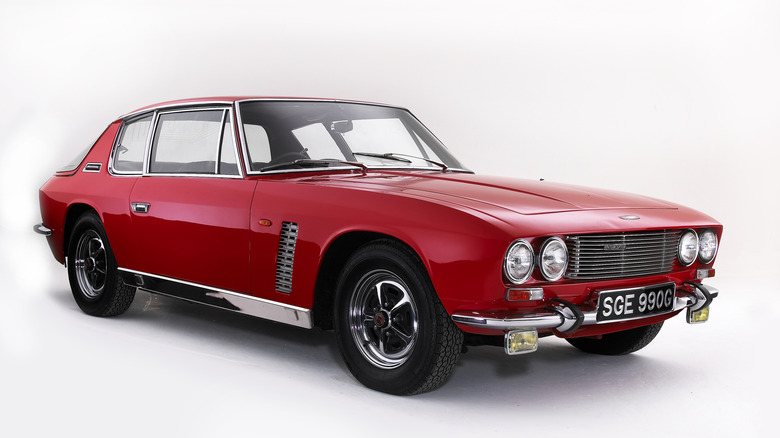 Red 1960s Jensen Interceptor