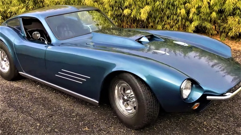 blue 1968 Kellison J6 Panther custom