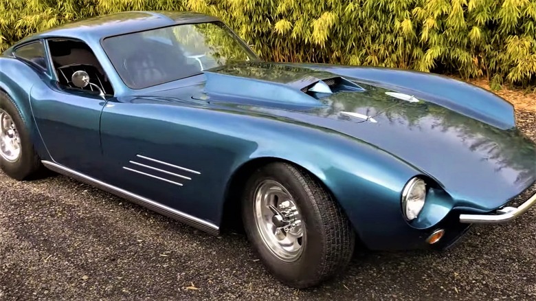 blue 1968 Kellison J6 Panther custom