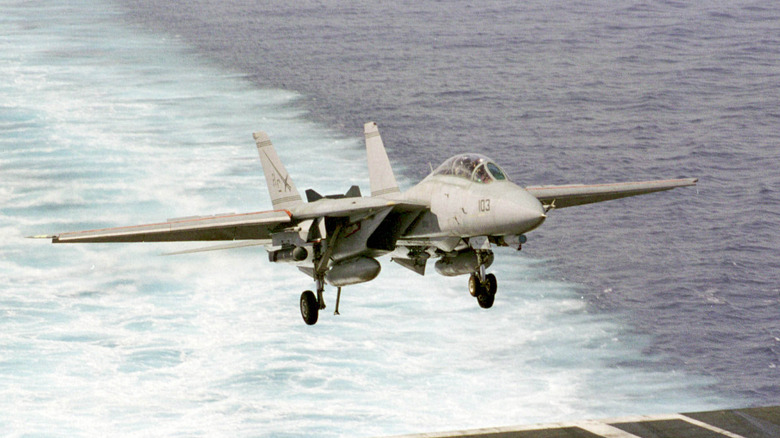 f-14 landing