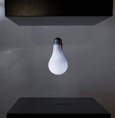 levitating light bulb