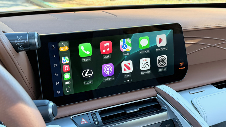 2026 Lexus LC 500 Convertible Inspiration Series center touchscreen