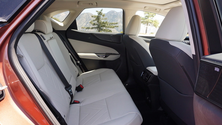 2025 Lexus NX 350h Luxury rear seat
