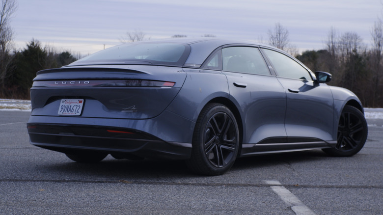 Lucid Air rear 3/4