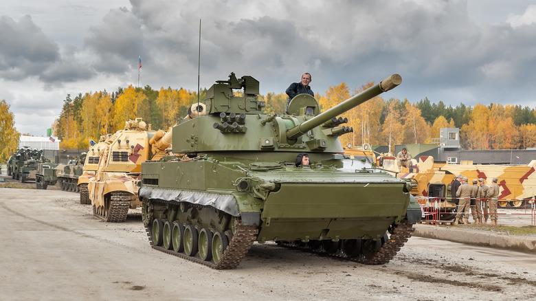 Russian self propelled howitzer