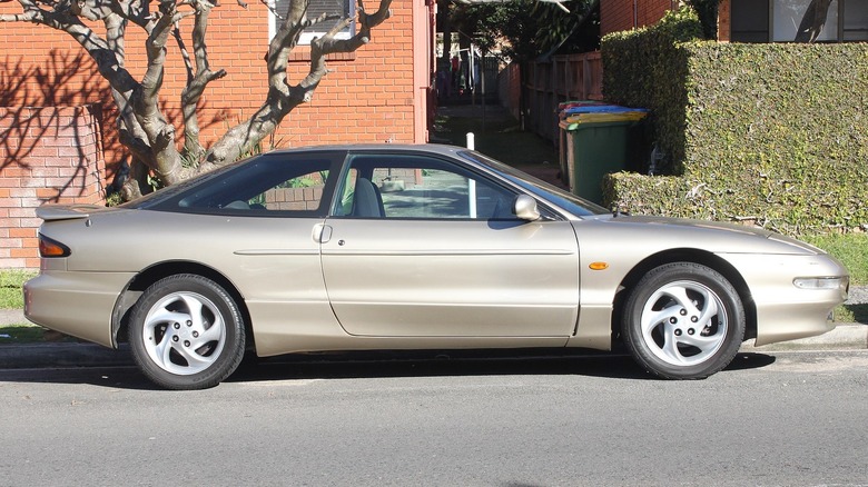 Gold Ford Probe Car