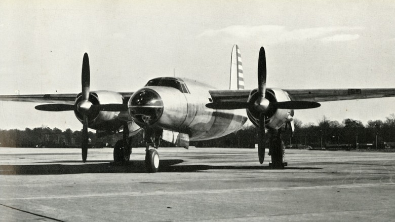Martin B-26G Marauder in flight