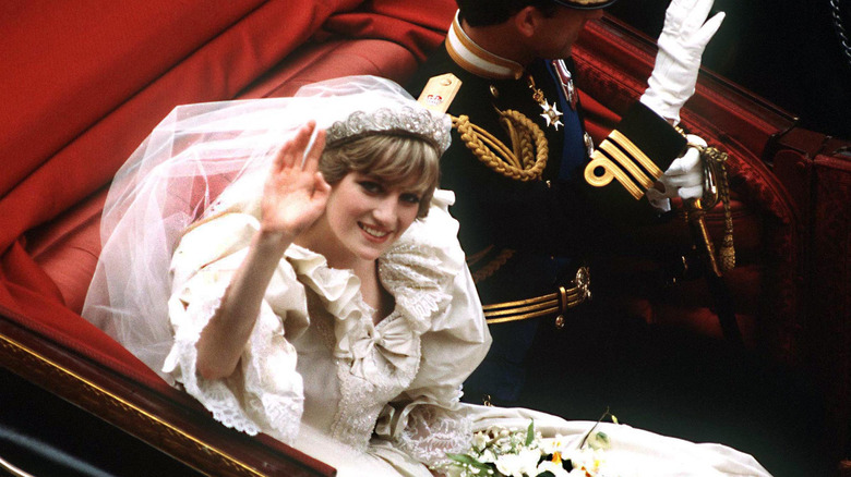 The Prince and Princess of Wales wedding day July 29, 1981