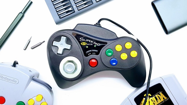 superpad 64 plus controller accessory n64 nintendo 64