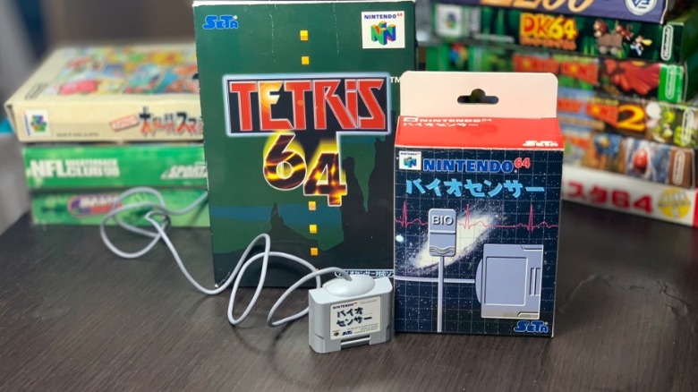 tetris 64 seta bio sensor nintendo n64 accessory