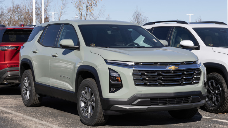 A Chevrolet Equinox in a parking lot.