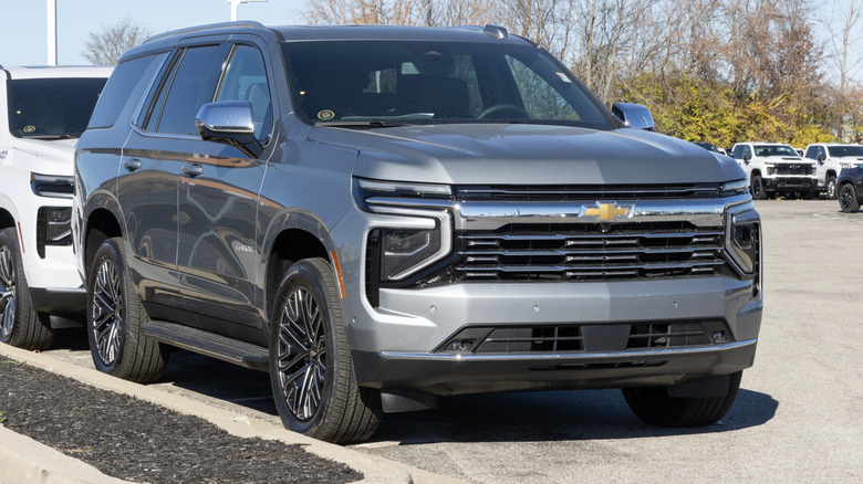 A 2025 Chevrolet Tahoe parked.