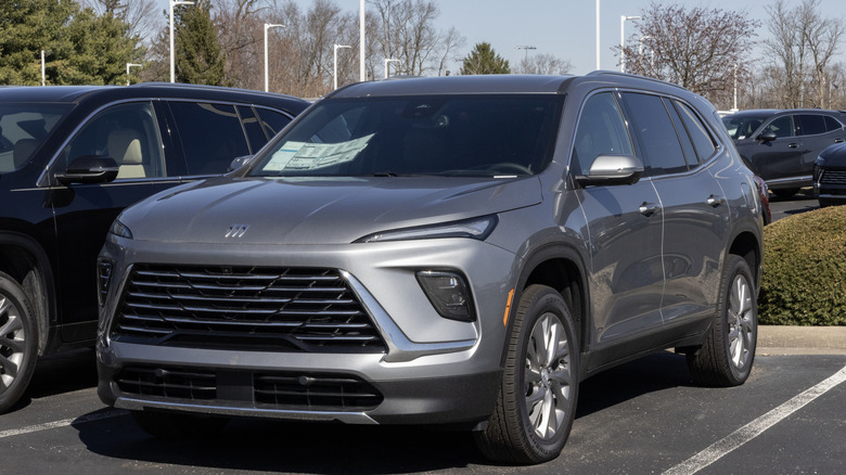 A 2026 Buick Enclave in a parking lot.
