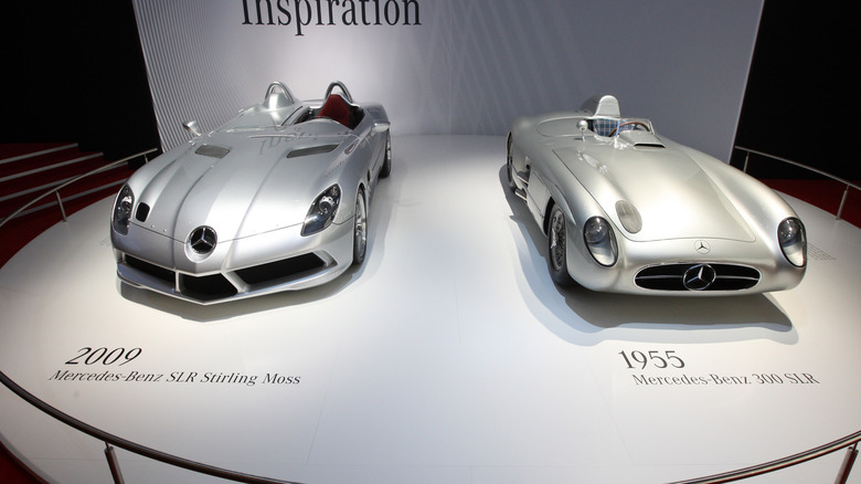 Mercedes-Benz SLR McLaren Stirling Moss showroom