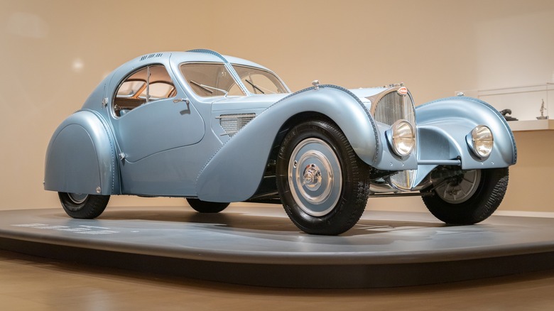 Blue Bugatti Type 57 Atlantic