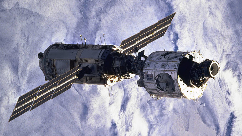 Construction begins on the International Space Station, connecting the Unity and Zarya modules