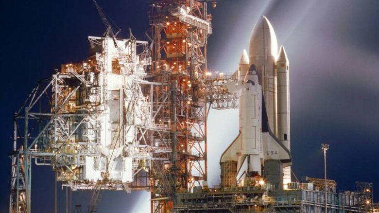 STS-1 on the launchpad