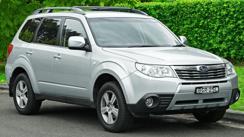 2008 Subaru Forester parked on roadside