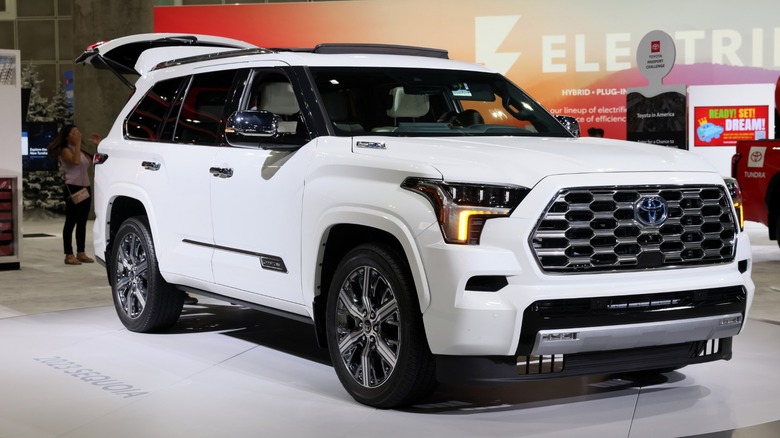 white 2024 Toyota Sequoia