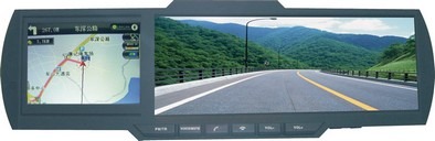 rearview mirror with gps