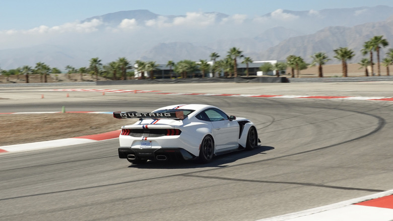 2025 Ford Mustang GTD on track at Thermal Club