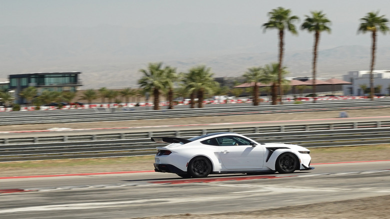 2025 Ford Mustang GTD on track at Thermal