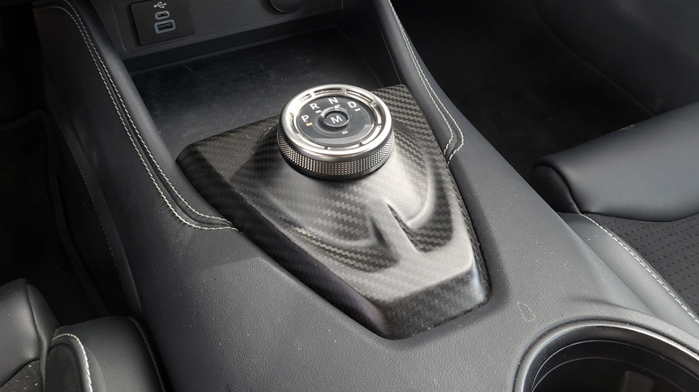2025 Ford Mustang GTD drive selector dial