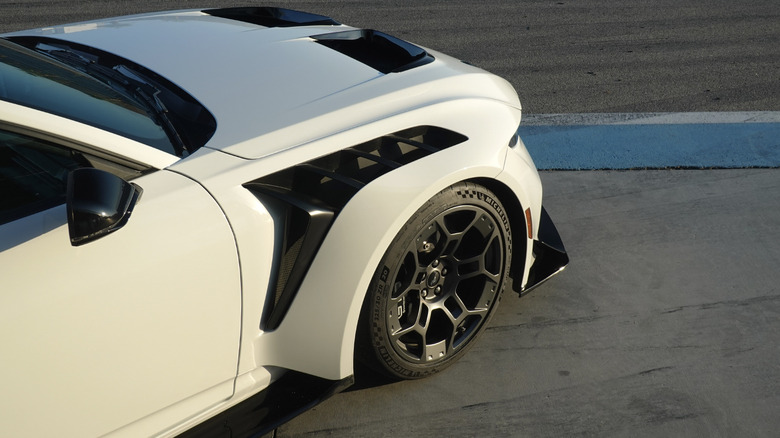 2025 Ford Mustang GTD front fender and wheel detail