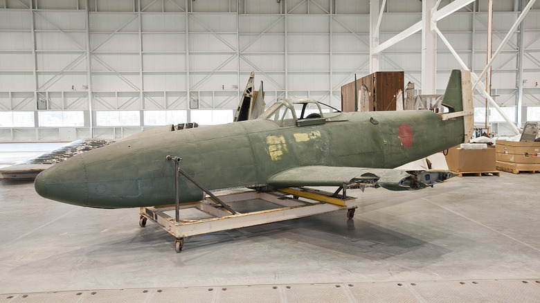 Nakajima Kikka (Orange Blossom) on display in World War II Aviation