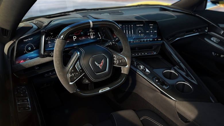 Interior of 2026 Corvette