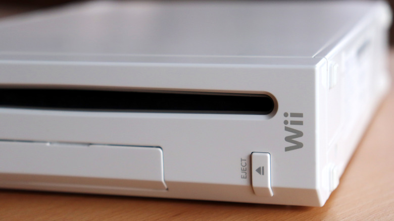 Nintendo Wii closeup shot