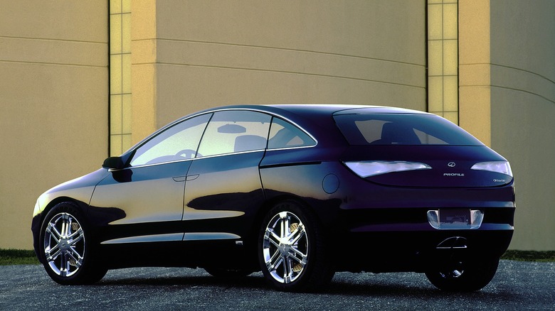 The Oldsmobile Profile concept car rear view