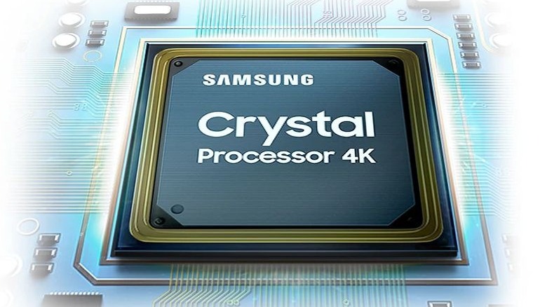 A render of the Samsung Crystal Processor 4K