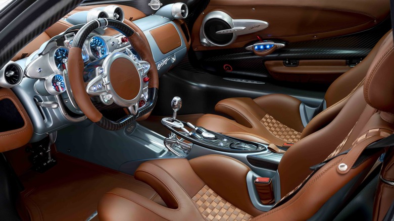 Interior of the Pagani Huayra Codalunga