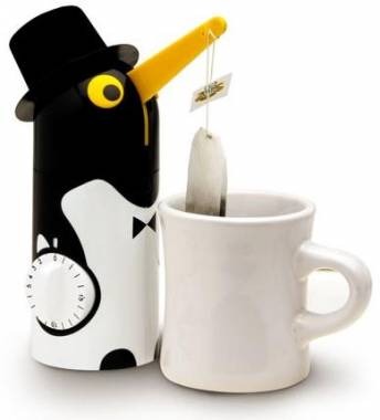 penguin tea bag timer