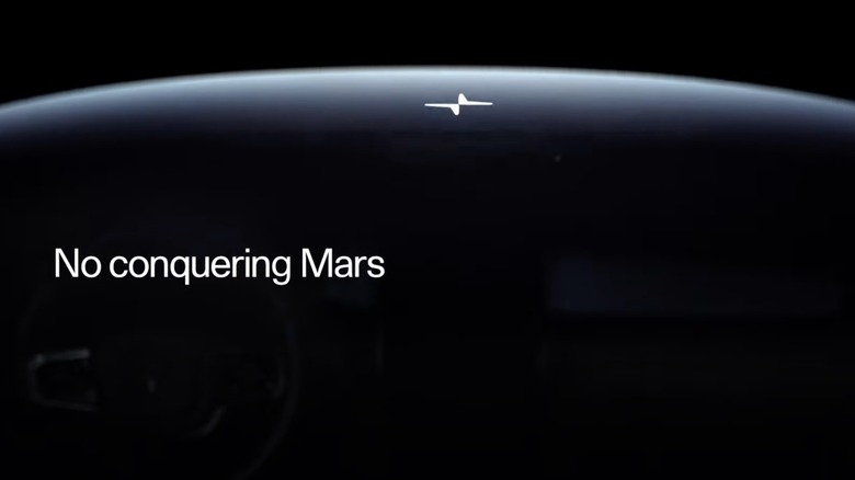 Polestar "no conquering Mars" snark