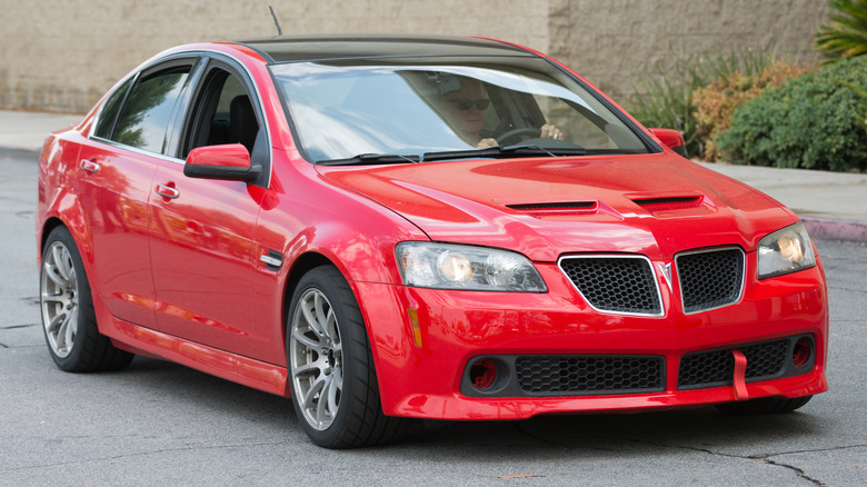 Red Pontiac G8