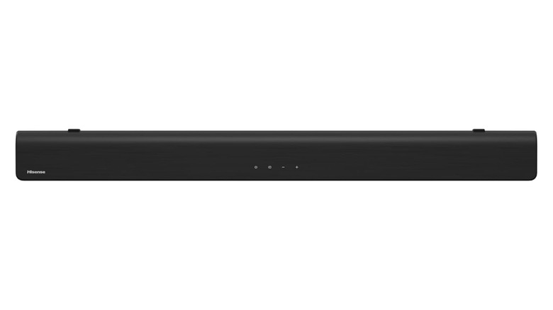 Hisense HS205G soundbar on display