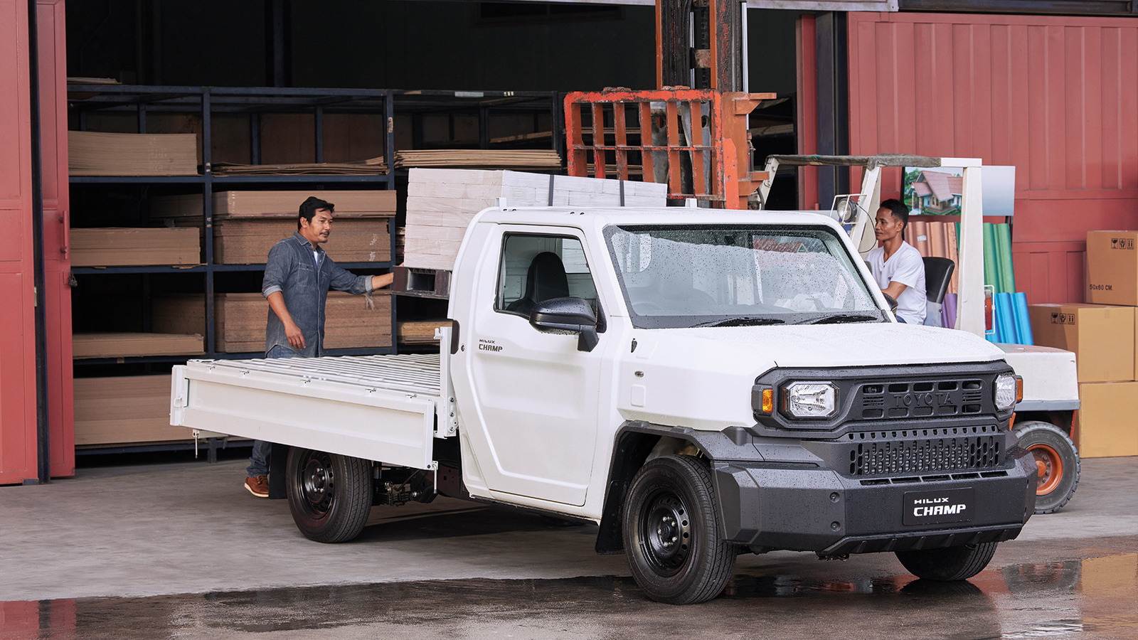 Truck car toyota