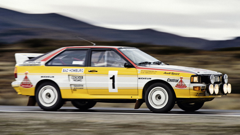 1980's Audi Quattro Race Car
