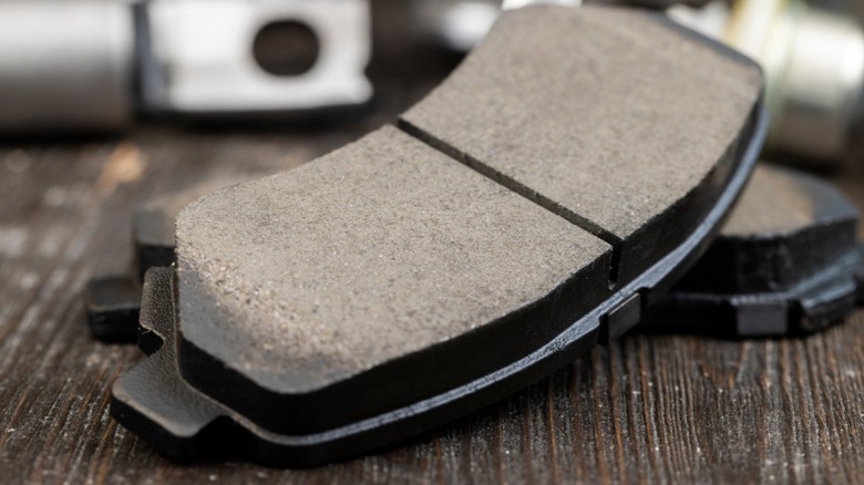 Ceramic brake pad